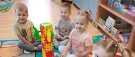 Zajęcia w grupach przedszkolnych - wspólna zabawa i scedzanie czasu w grupach