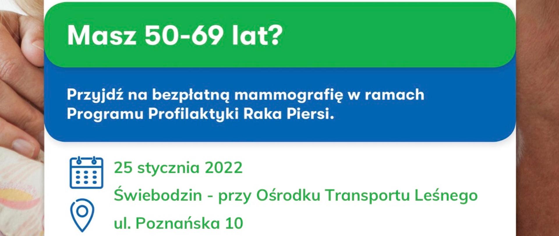 zaproszenie na badanie piersi 