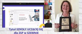 ZSP w Szewnie w tytułem „Szkoły Uczącej Się”