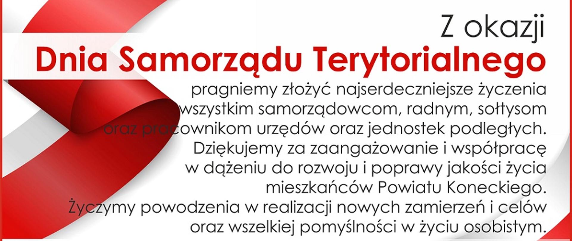 Życzenia z okazji Dnia Samorządu Terytorialnego