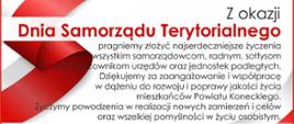 Życzenia z okazji Dnia Samorządu Terytorialnego