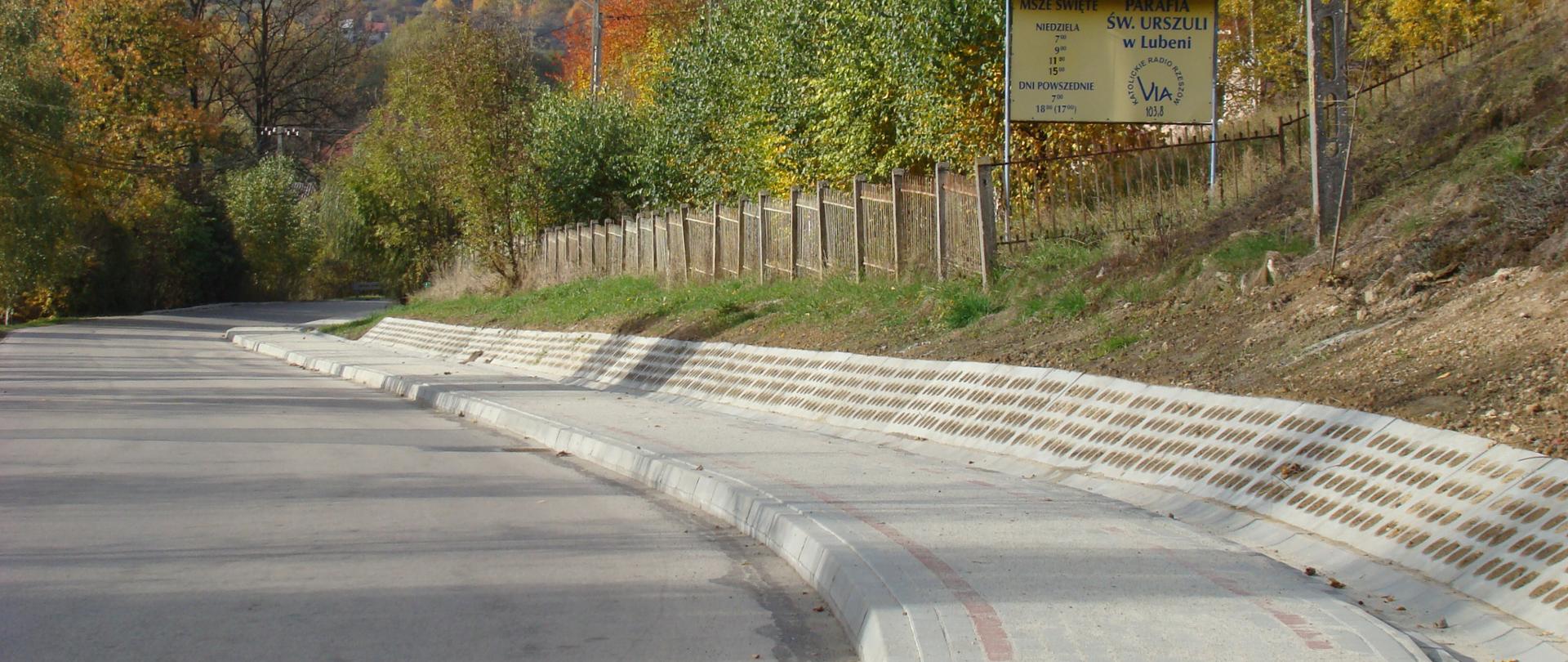 Przebudowa drogi gminnej Lubenia - Stara Droga
