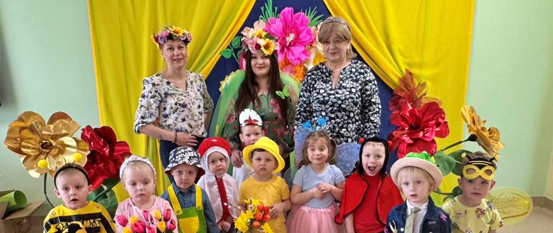 przedszkolaki witają wiosnę