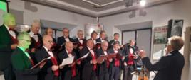 Uroczystości uświetnił występ Miejskiego Chóru Męskiego 