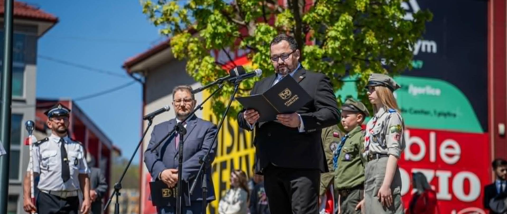 Wystąpienie Starosty Gorlickiego Mirosława Waląga