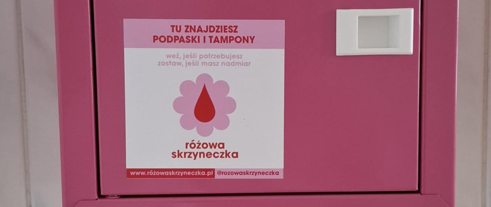 różowa skrzyneczka