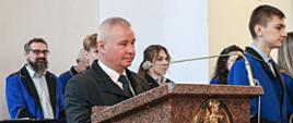 Starosta Kraśnicki Andrzej Rolla dziękuje mieszkańcom powiatu kraśnickiego za liczne przybycie na charytatywny koncert "Solidarni z Ukrainą".