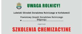 Szkolenia chemizacyjne