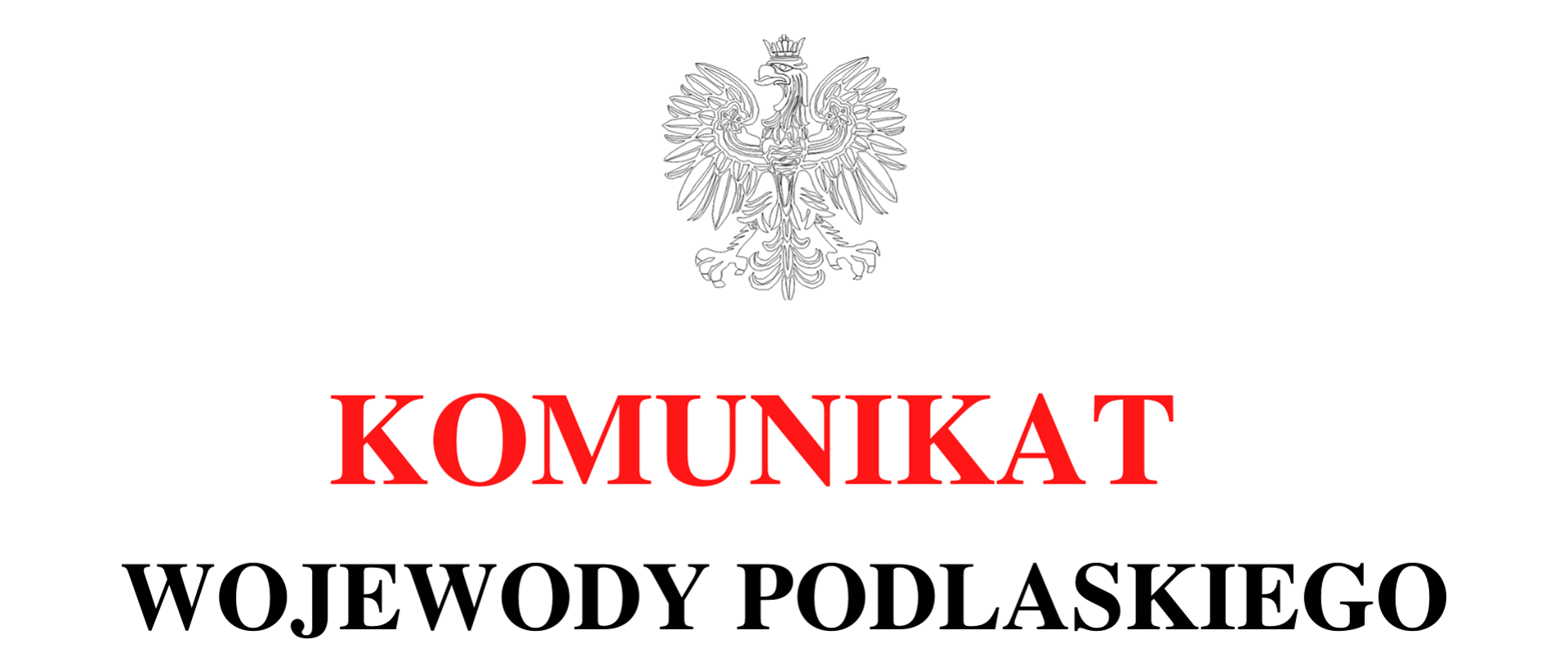 grafika przedstawia banner wojewody podlaskiego