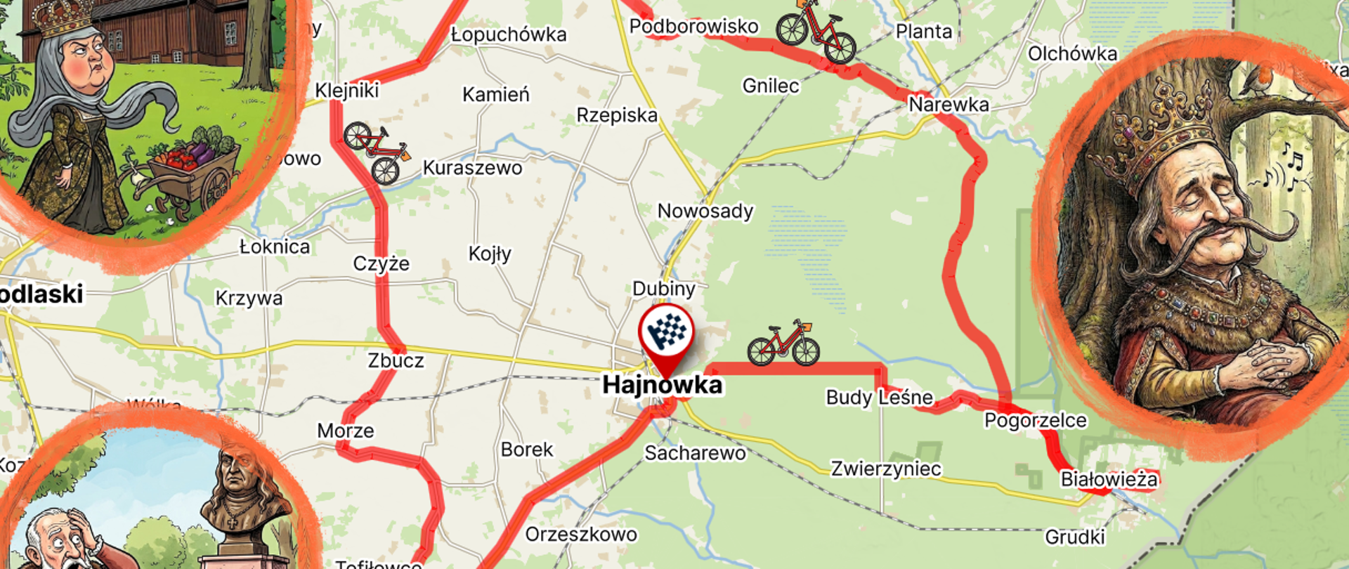 Mapa szlaku