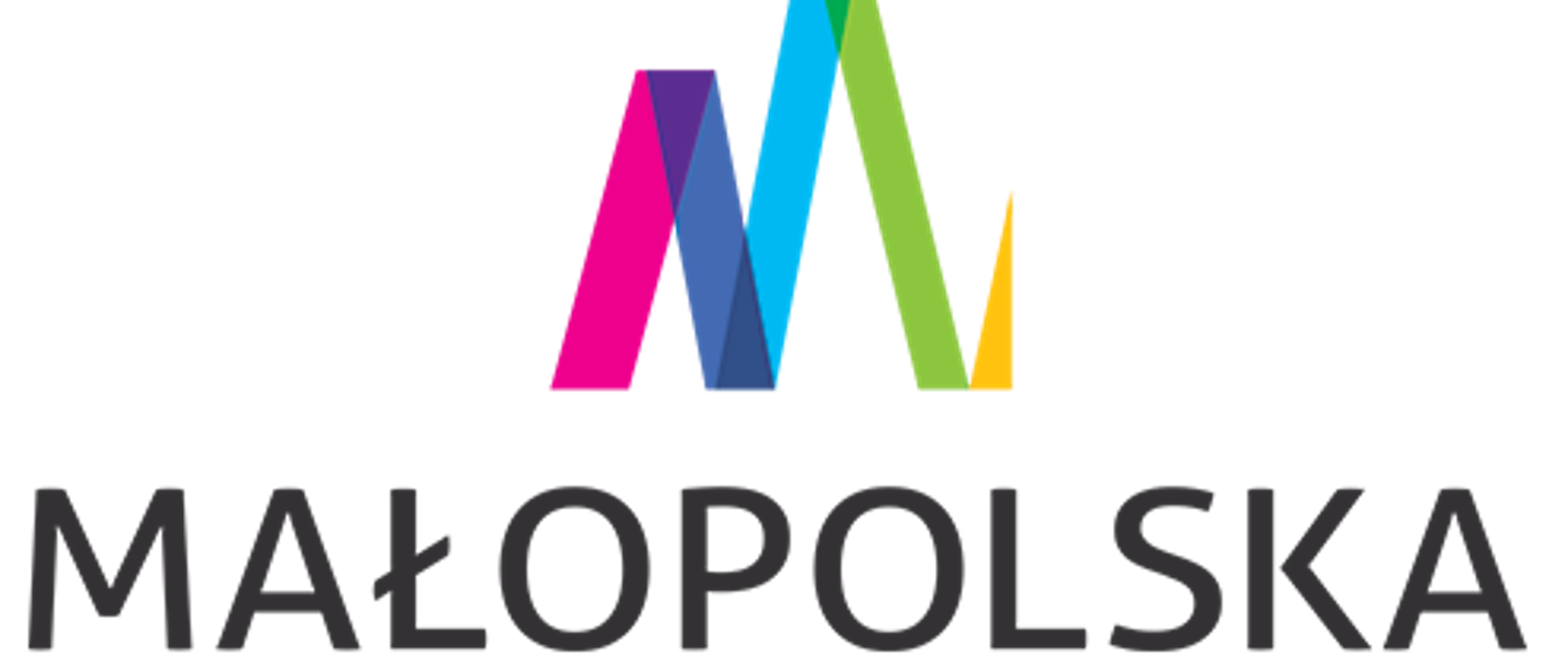 Logo Województwa Małopolskiego, nad napisem Małopolska połączone litery M i W.