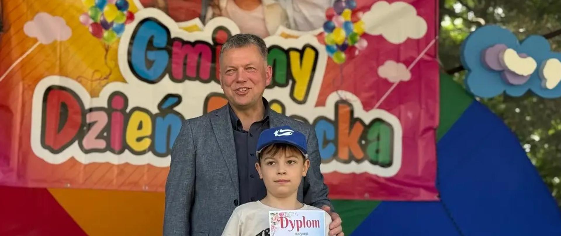 Zwycięzca konkursu z Wójtem Gminy Mielec.