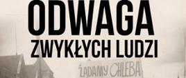 Plakat zapraszający na spotkanie z edukatorem IPN, który opowie o wydarzeniach Poznańskiego Czerwca 1956- pierwszego masowego protestu robotniczego w powojennej Polsce