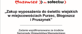 MAZOWSZE DLA SOŁECTW 2025