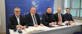 Podpisanie umowy z firmą Strabag
