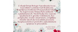 Życzenia Bożonarodzeniowe