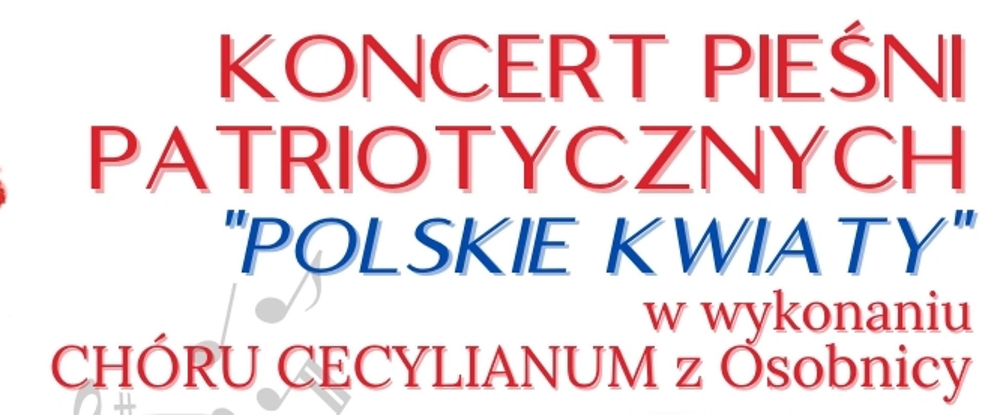 Koncert Pieśni Patriotycznych 