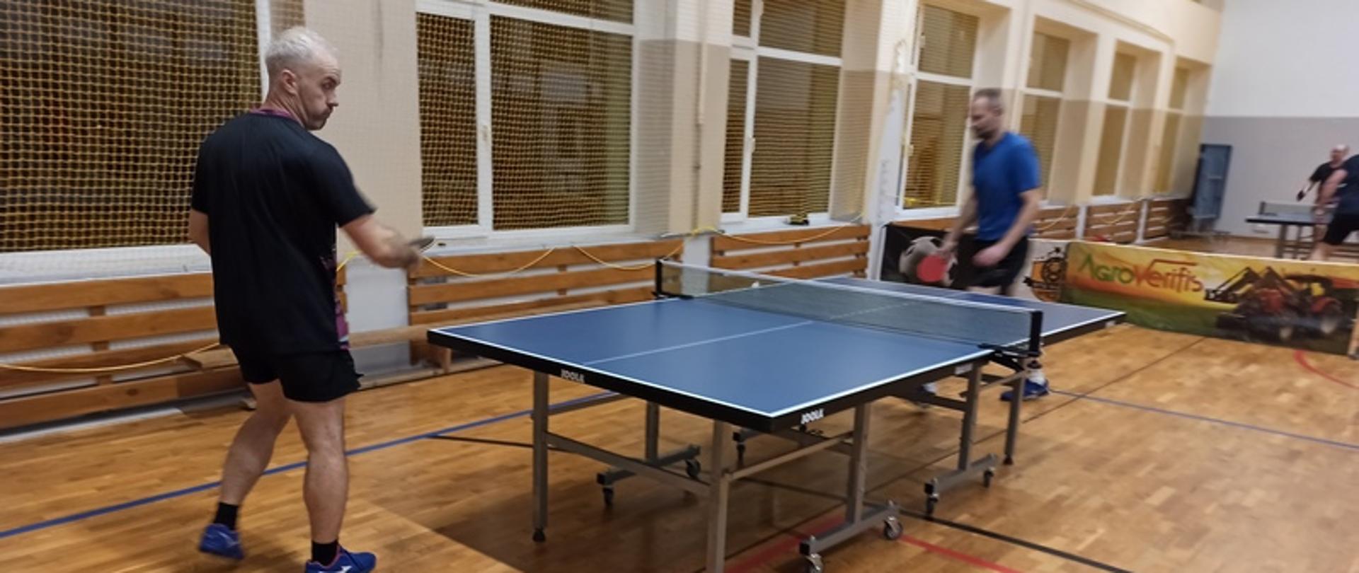 Uczestnicy turnieju podczas meczu