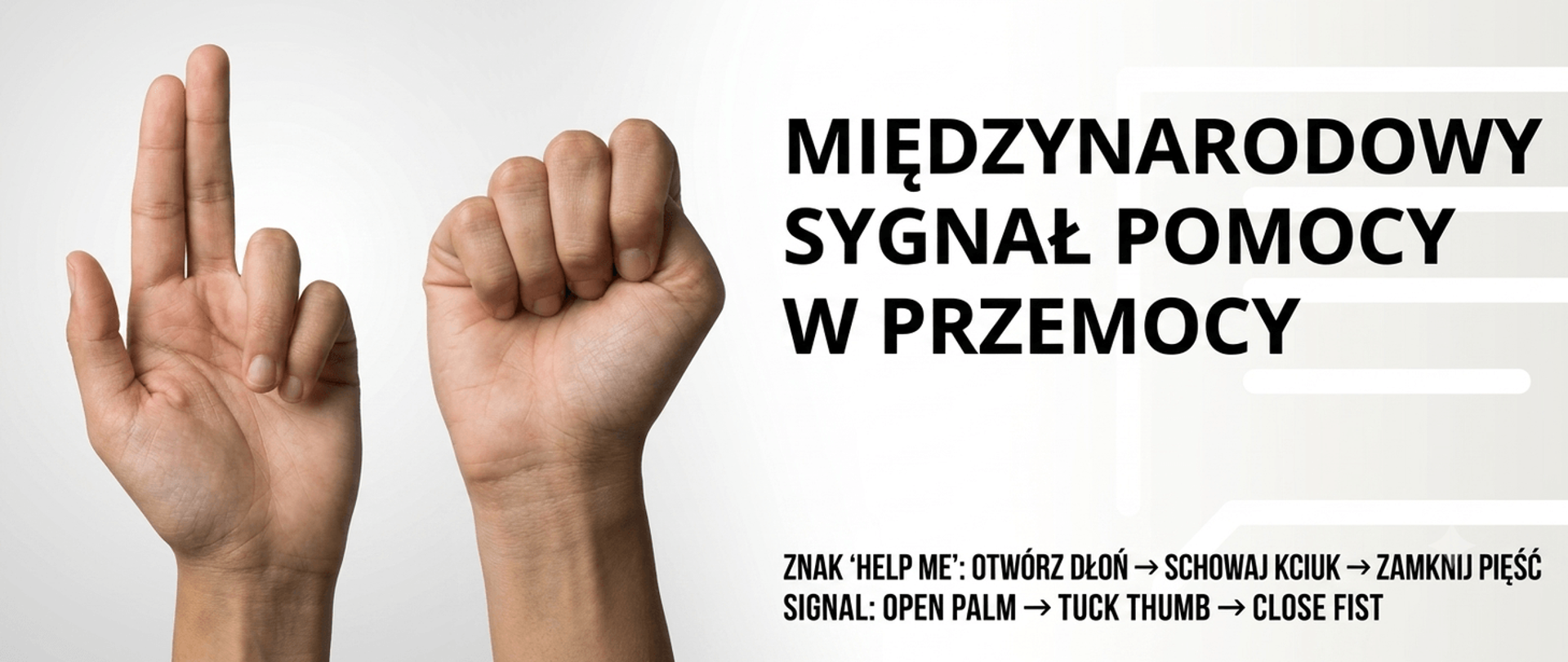 znak przemocy