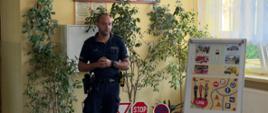 Bezpiecznie na drodze i w sieci- spotkanie z policjantem.