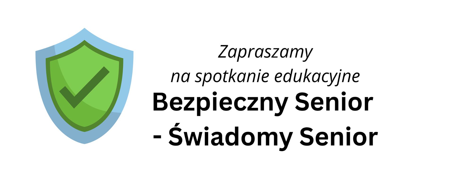 plakat Bezpieczny Senior