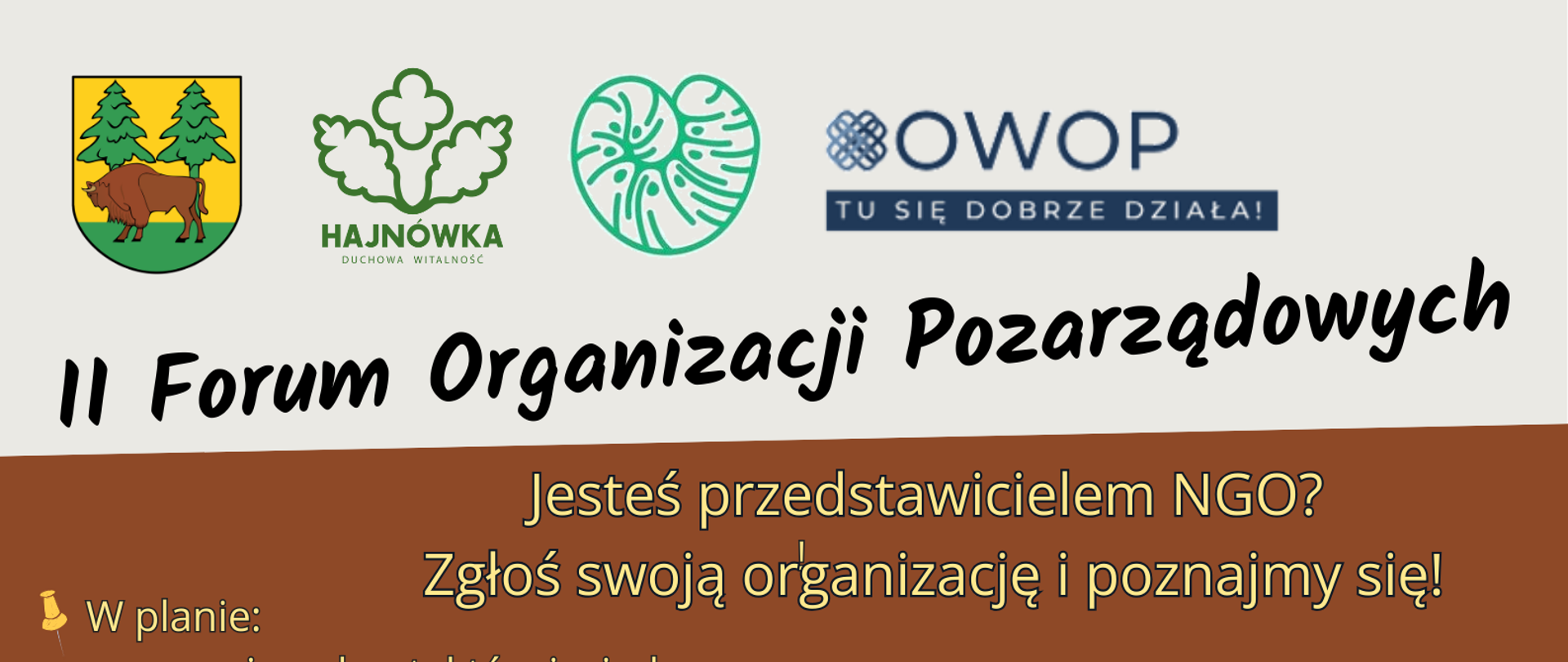 Na plakacie umieszczono logo Organizatorów, plan wydarzeń oraz terminy - info zawarte w artykule