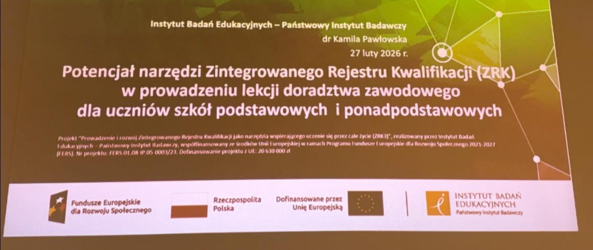 Specjalistyczne warsztaty dla nauczycieli i doradców zawodowych szkół podstawowych i ponadpodstawowych z terenu Powiatu Ostrowieckiego