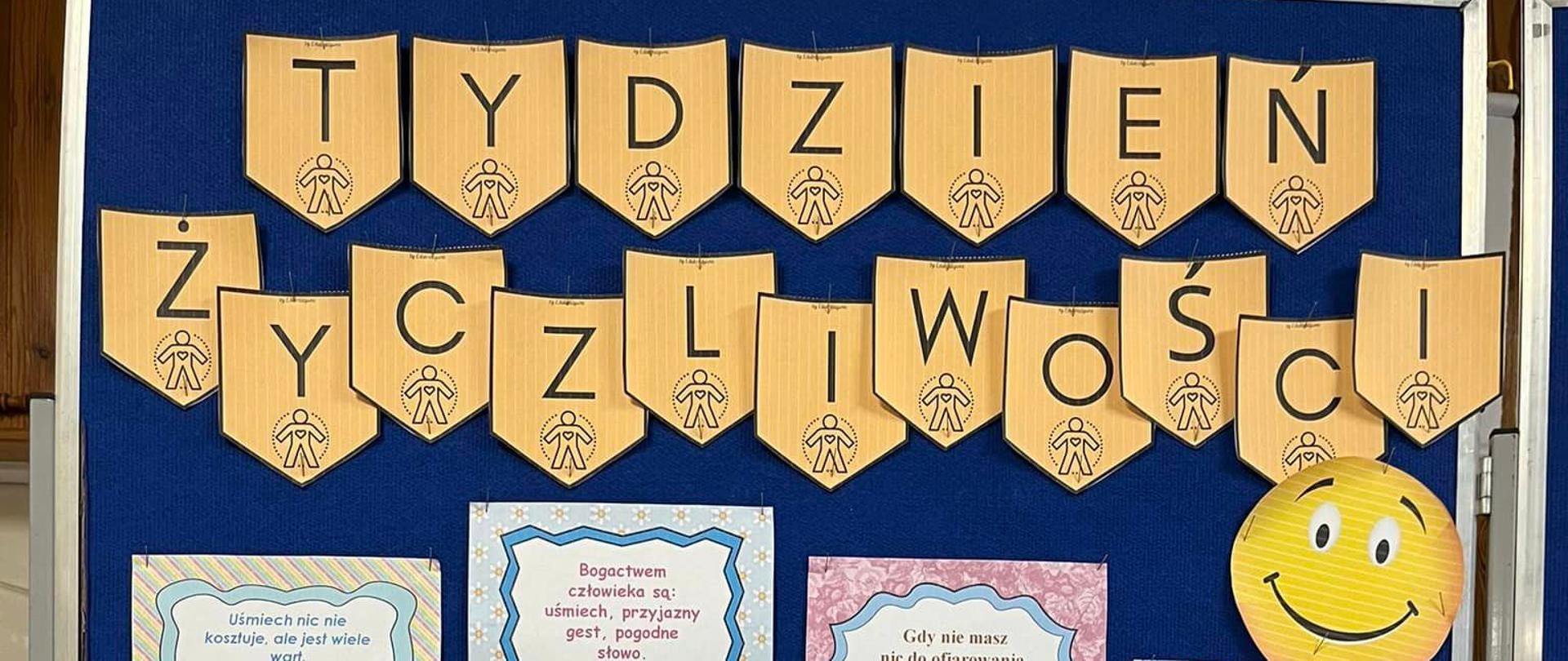 Obchody Tygodnia Życzliwości w Szkole Podstawowej im. Jana Pawła II w Żarnowie