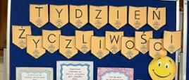 Tydzień Życzliwości w Szkole Podstawowej im. Jana Pawła II w Żarnowie