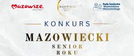 Plakat promujący Konkurs Mazowiecki Senior Roku 