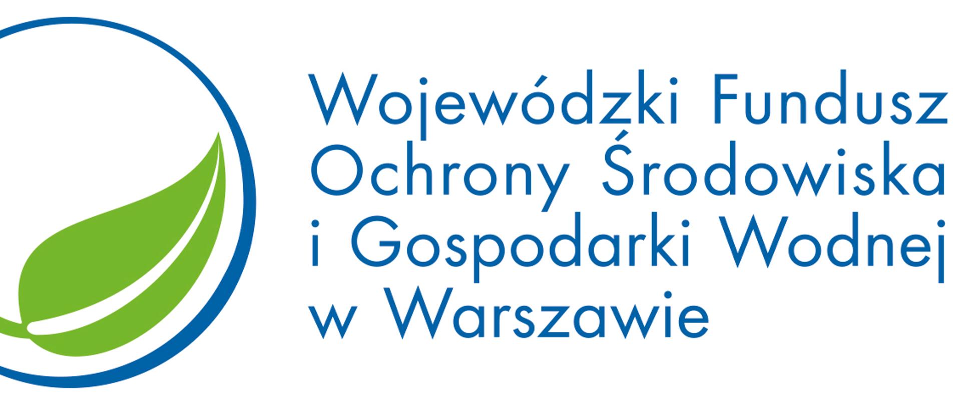 LOGOTYP WFOŚiGW W WARSZAWIE