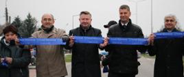 Otwarcie ul Mazowieckiej w Księżynie po przecięciu wstęgi