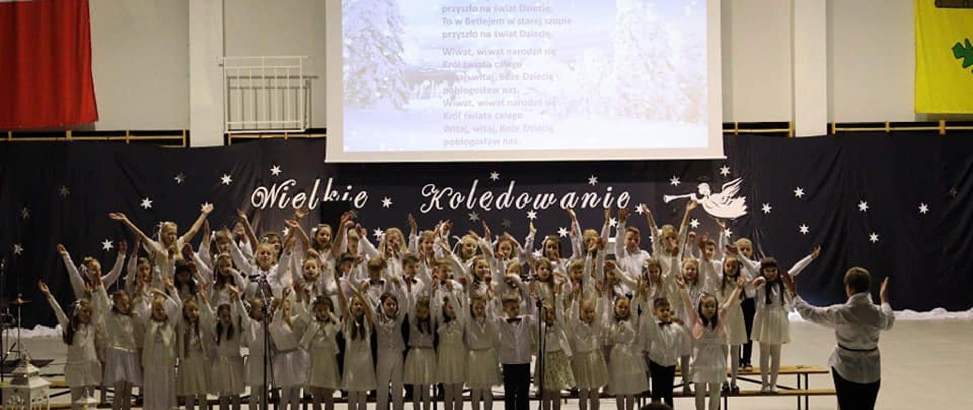 Chór z PSP w Górznie "Kostka Cukru" pod opieką Lidii Ziomek
