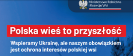 Zdjęcie przedstawia decyzje dotyczące ochrony polskich wsi.