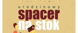 spacer na stok plakat 