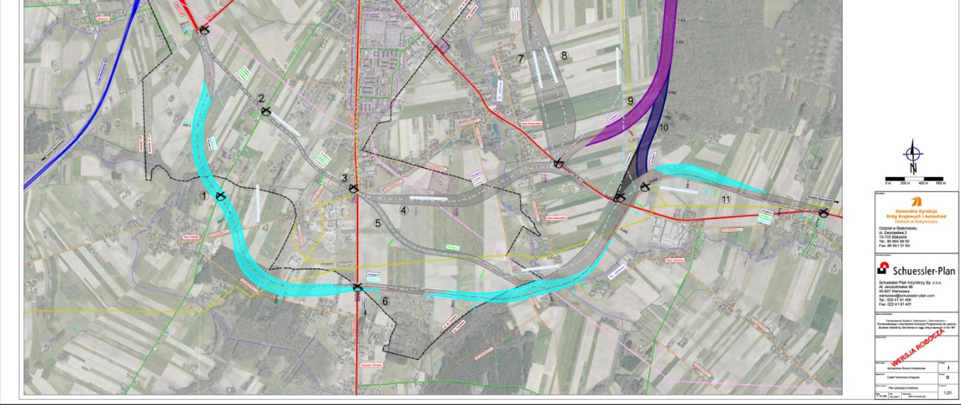 na zdjęciu znajduje się mapa
