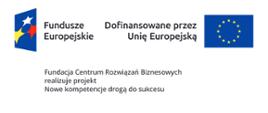 Nowe kompetencje drogą do sukces - plakat - Fundusze Europejskie - Fundacja Centrum Rozwiązań Biznesowych