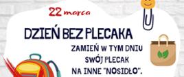dzień bez plecaka