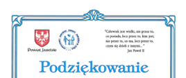 podziękowanie dla rodzin zastępczych