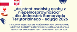 Program „Asystent osobisty osoby z niepełnosprawnością”