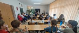 Pani Dyrektor wita gości