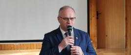 Przemawia Starosta Hajnowski Andrzej Skiepko