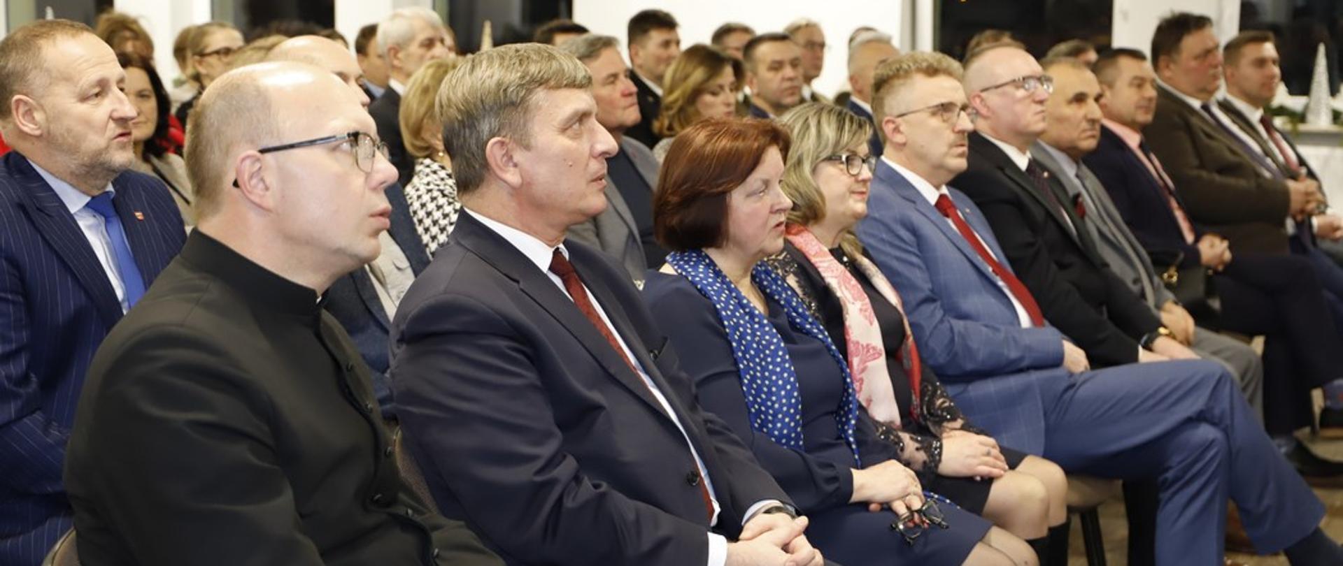 Wigilijne spotkanie samorządowców powiatu koneckiego