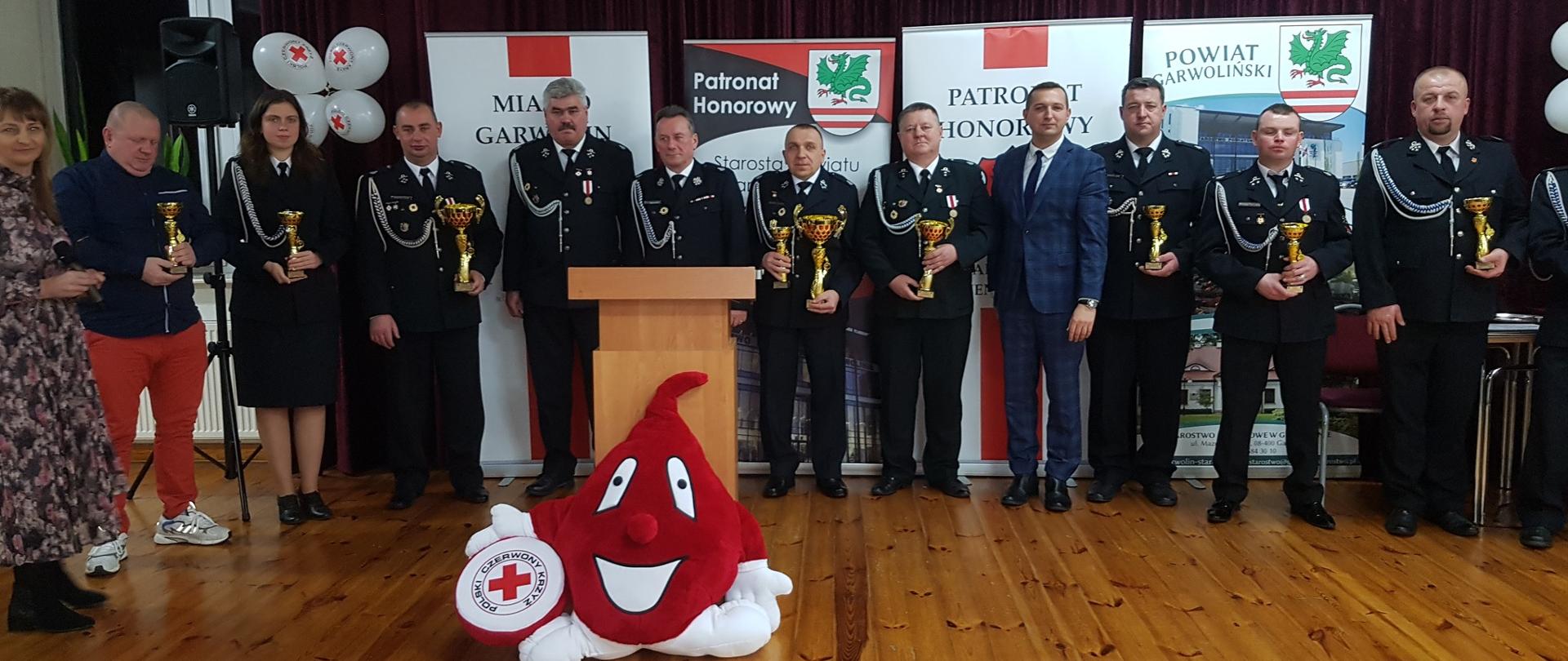 Uroczystość z okazji obchodów 50-lecia działalności Klubu Honorowych Dawców Krwi PCK im. ks. dr. Antoniego Święcickiego w Garwolinie