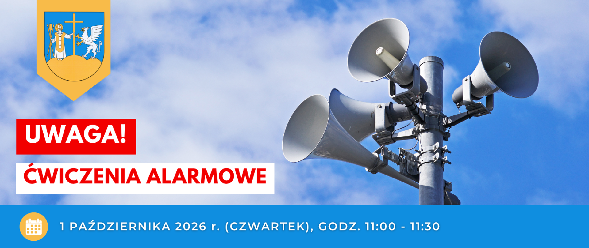 Uruchomienie syren alarmowych w ramach Gry Decyzyjnej pk „Październik – 2026”