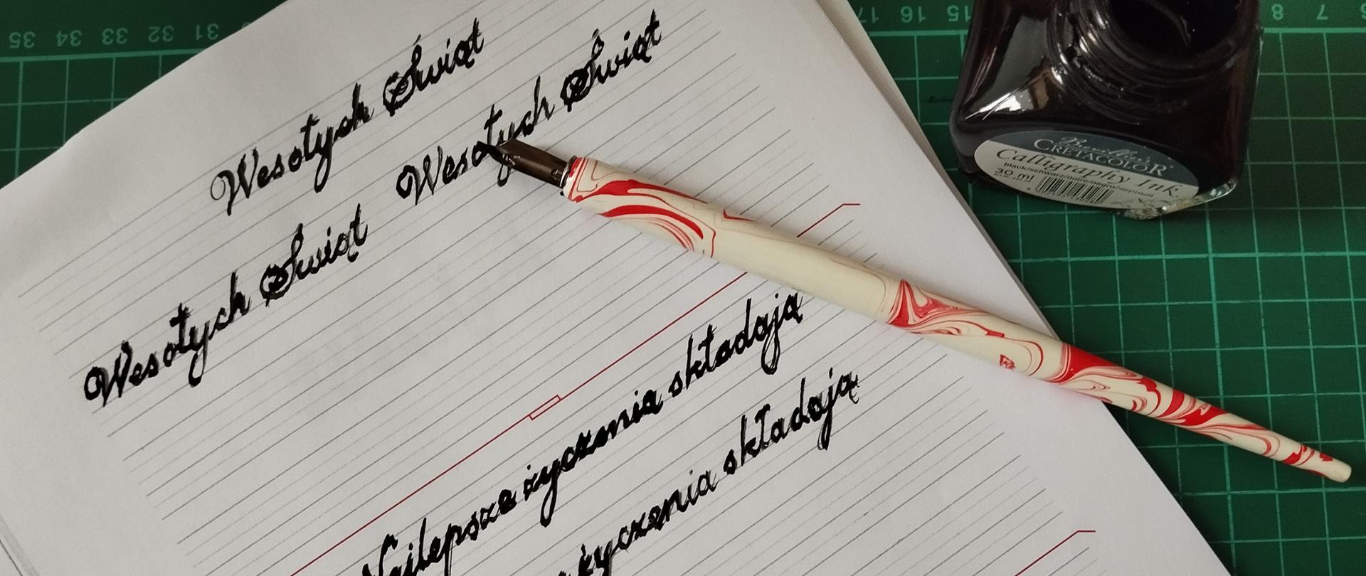 Zajęcia z kaligrafii w Klubie “Senior+”
