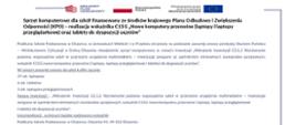 Sprzęt komputerowy dla szkół finansowany ze środków krajowego Planu Odbudowy i Zwiększenia Odporności (KPO) – realizacja wskaźnika C15G „Nowe komputery przenośne (laptopy i laptopy przeglądarkowe) oraz tablety do dyspozycji uczniów”
