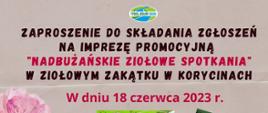 "Nadbużańskie Ziołowe Spotkania" - zgłoś stoisko!
