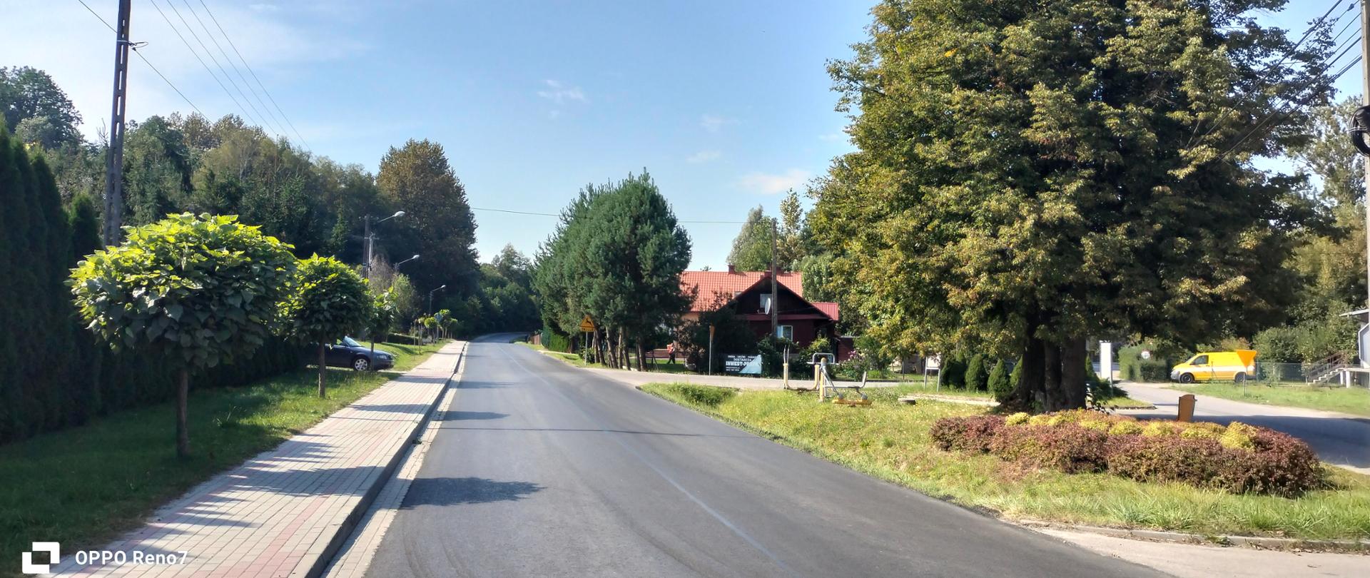 Nowa nawierzchnia asfaltowa na drodze powiatowej