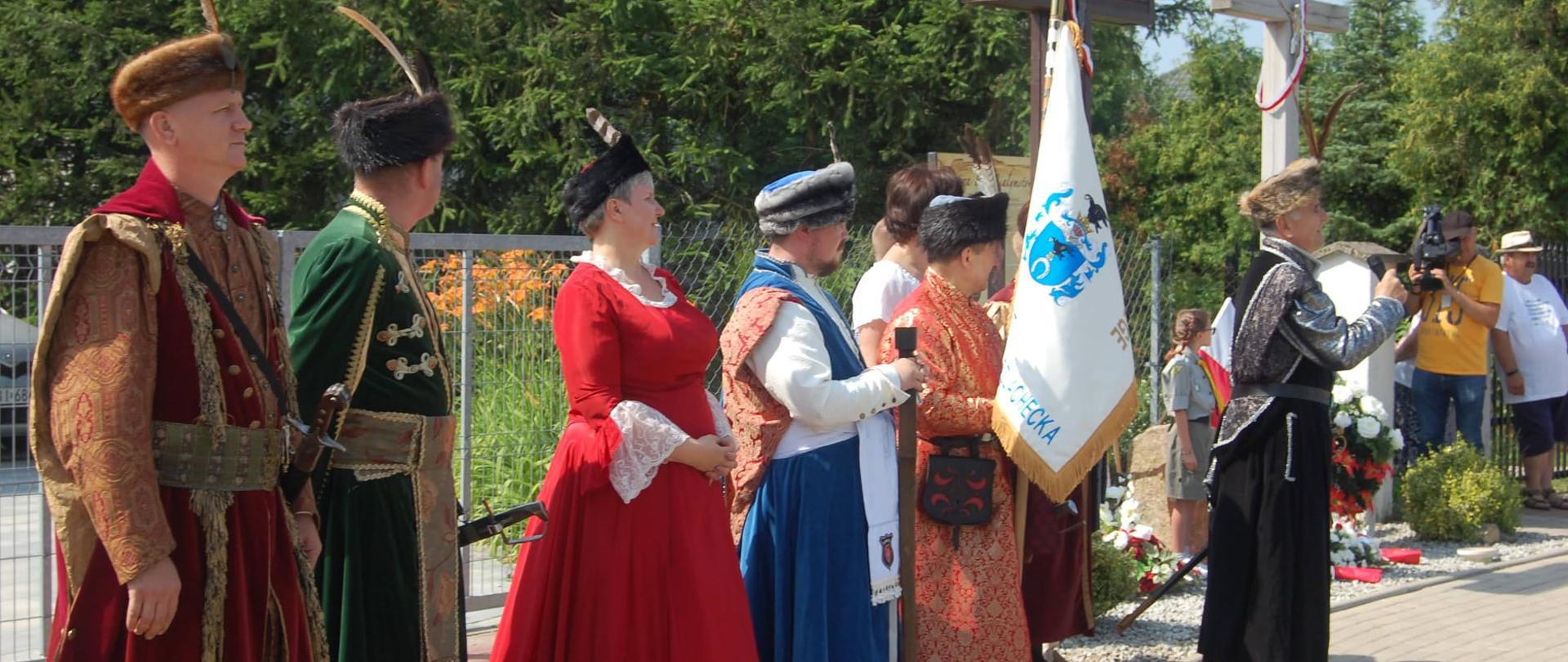 252 rocznica Bitwy Konfederatów Barskich pod Olmontami - złożenie kwiatów
